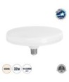 GLOBOSTAR® UFO 60073 Λάμπα E27 F220 LED 32W 3104lm 180° AC 220-240V IP20 Φυσικό Λευκό 4500K - Lumileds SMD Chip - Λευκό Γαλακτερό - Μ22 x Π22 x Υ8cm - 3 Χρόνια Εγγύηση